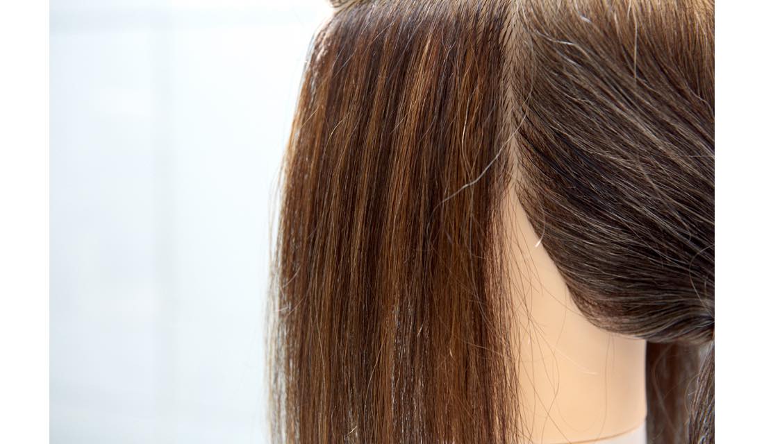 白髪染めを使用しなくても、白髪がほとんど目立たない状態に!
