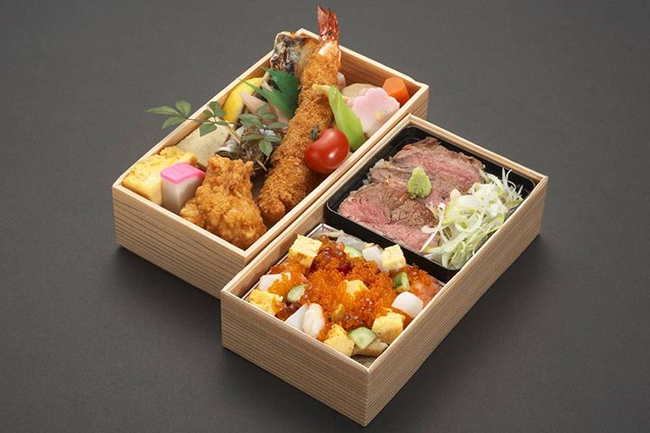 「おかず&バラちらし(ステーキ)」¥2,800
