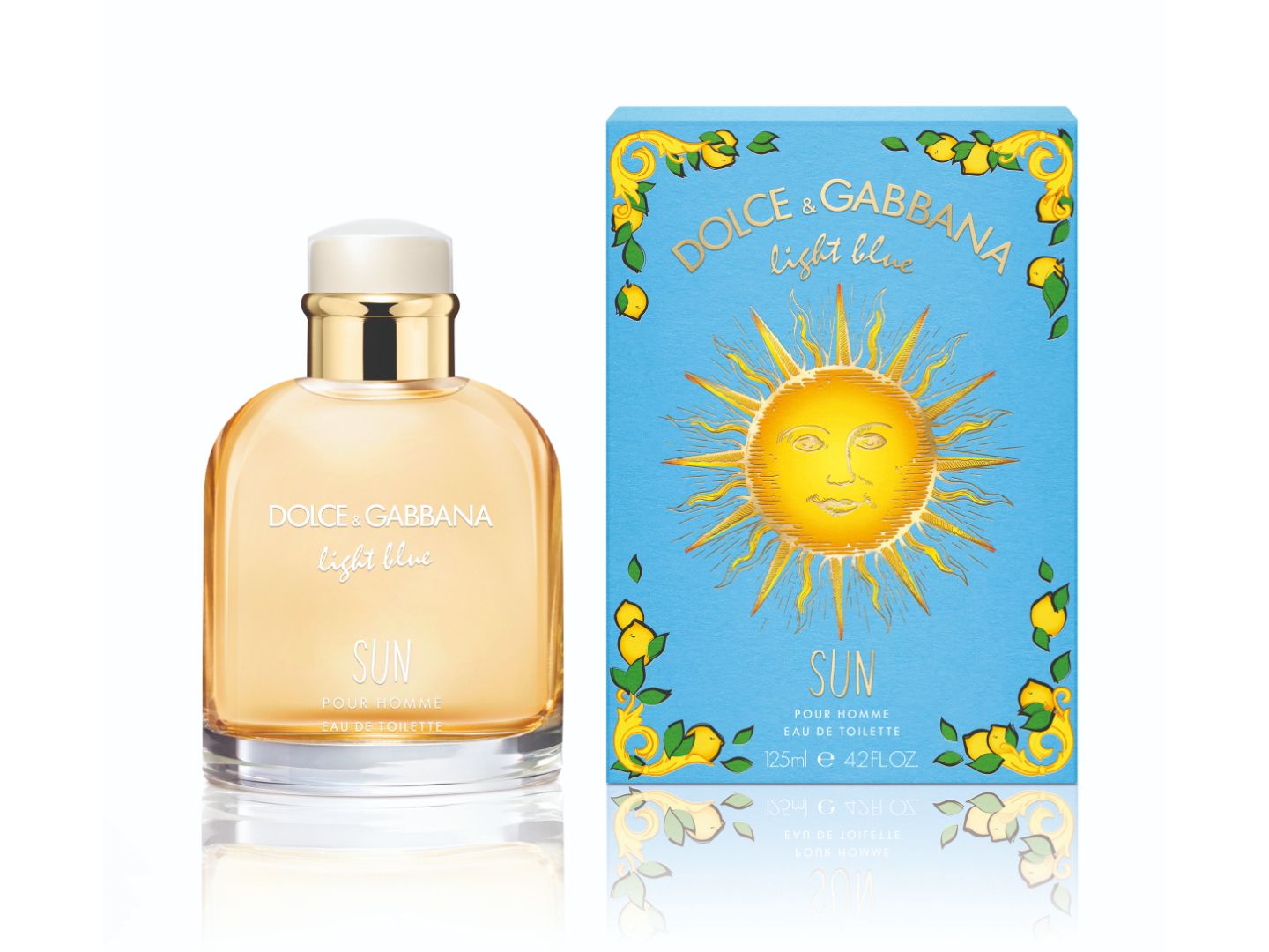 ドルチェ&ガッバーナ ライトブルー プールオム サン オードトワレ 75ml ¥8,400・125ml ¥11,800(2019年6月12日数量限定発売)