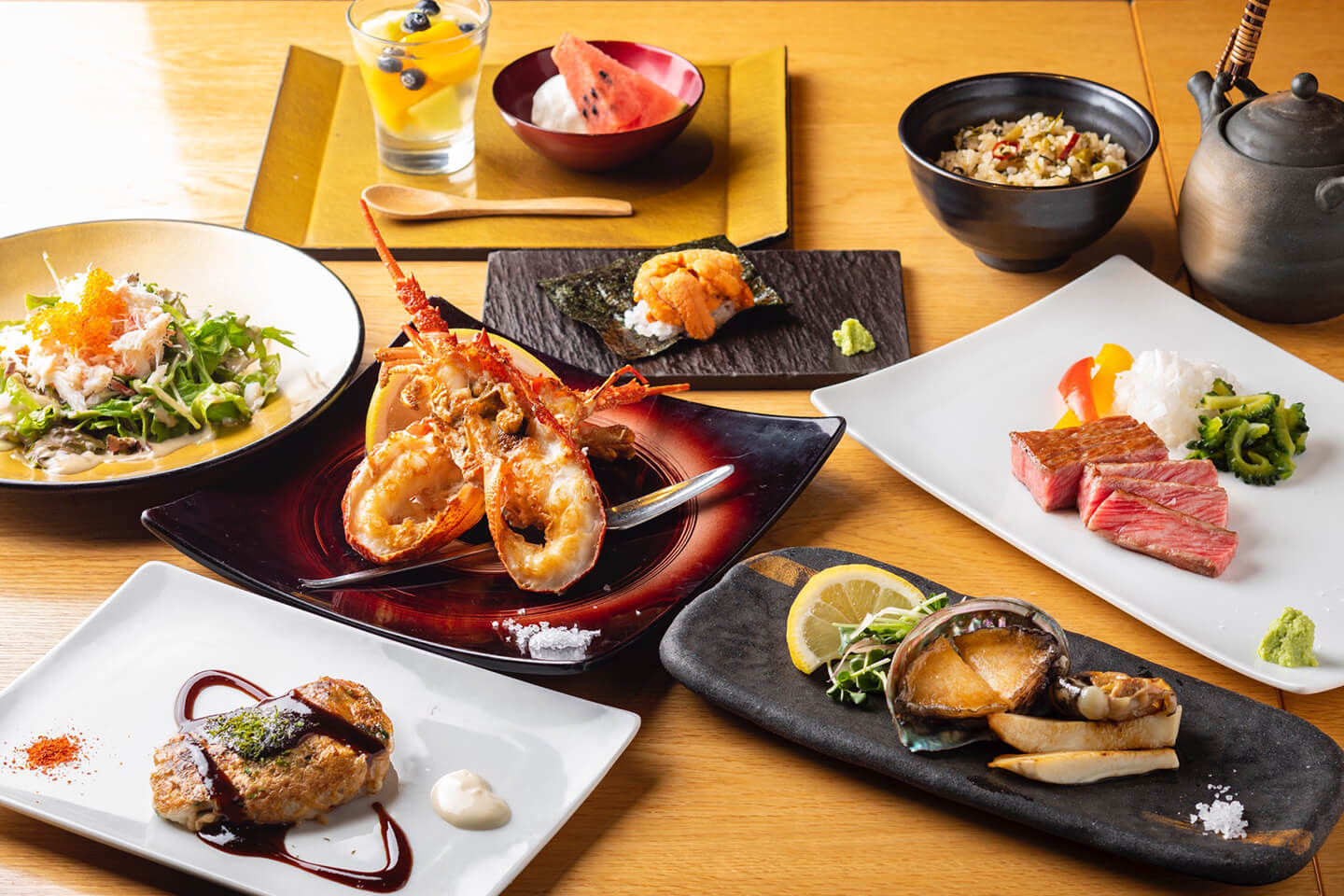 秋食材とキャビア添え 贅沢おまかせコース