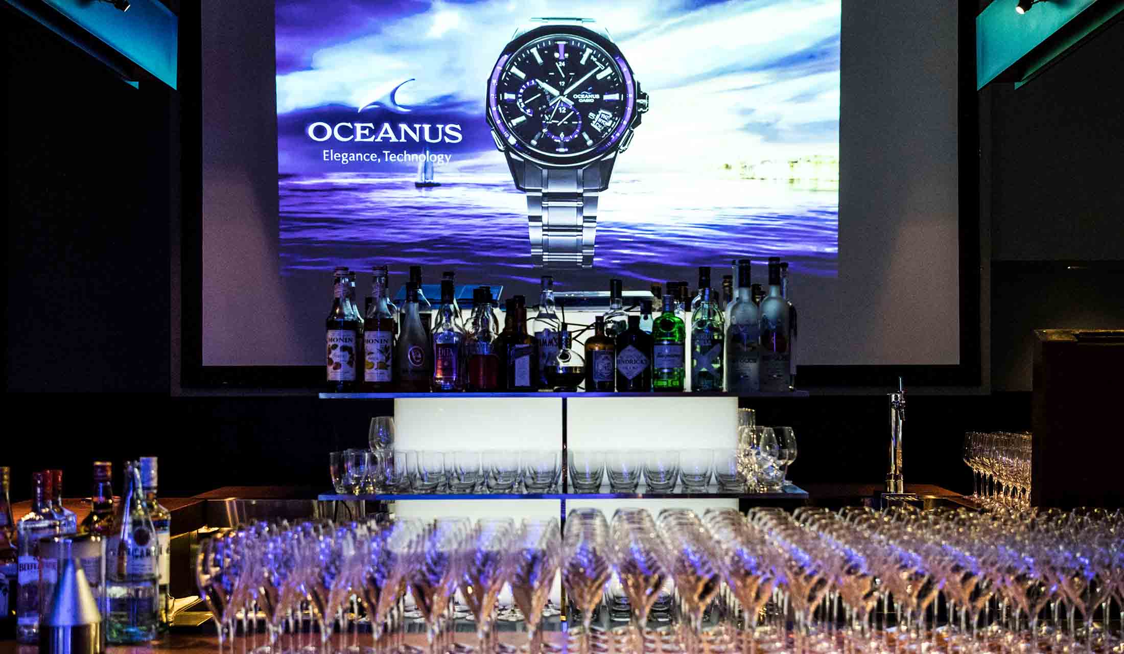 11月24日に行われた「OCEANUS PREMIUM PARTY」。ファッションや時計などの関係者が北青山のレストランに多数集まった。