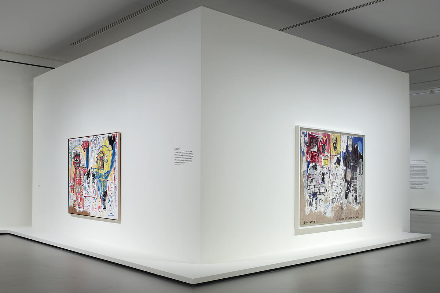 バスキア展の展示風景