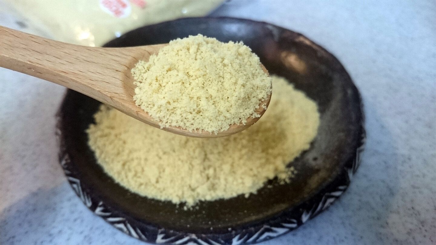 粉末にした高野豆腐