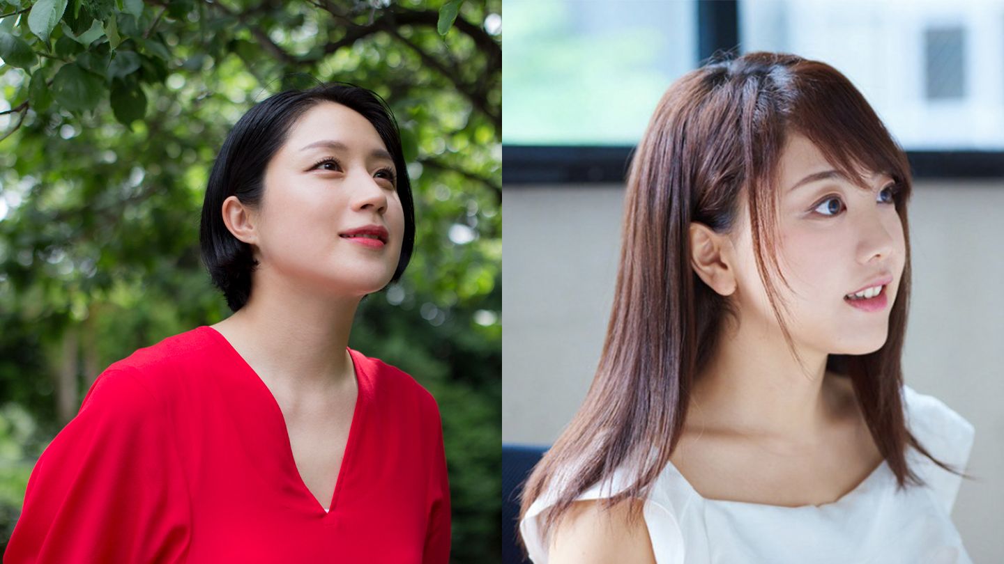 左:月~火曜日のパーソナリティーの犬山紙子さん、右:水~木曜日のパーソナリティー関口 舞さん