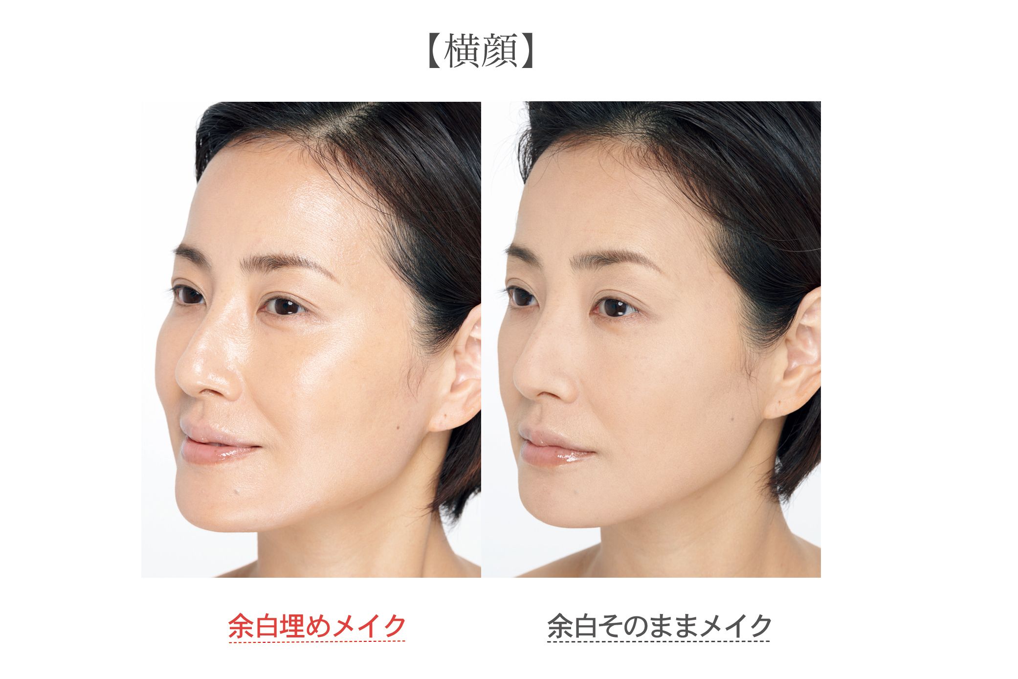 横顔を見比べると・・・