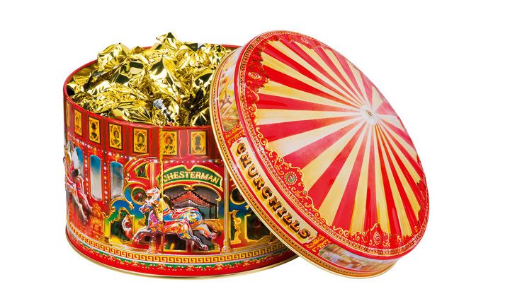 「Churchill's カルーセル缶(ファッジ&トフィー)」(チャーチル)