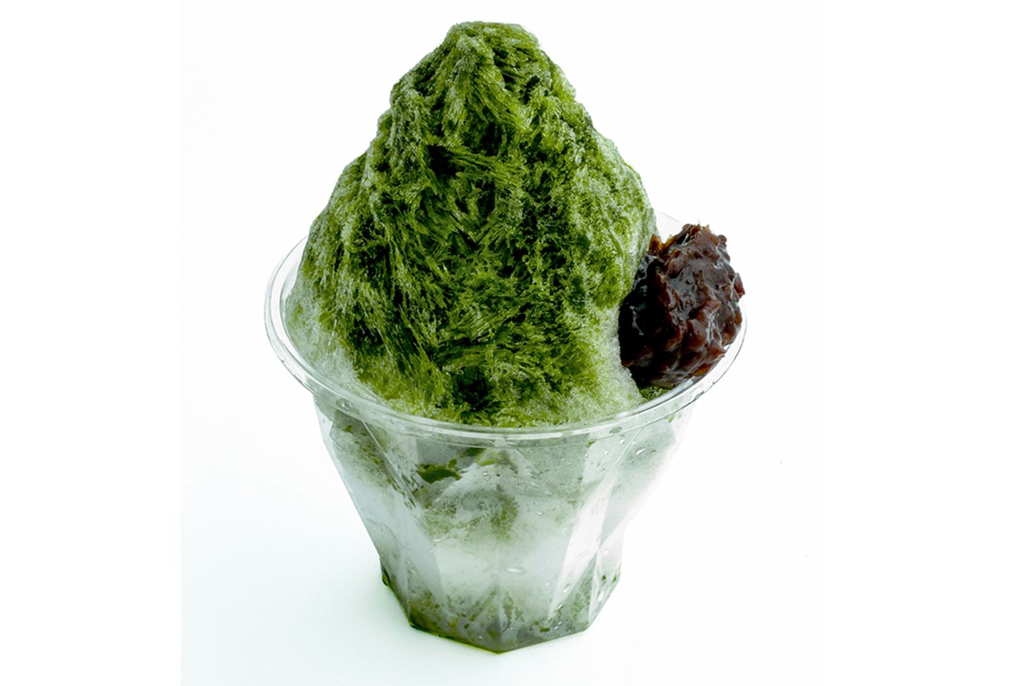 「あんペーストかき氷 抹茶」