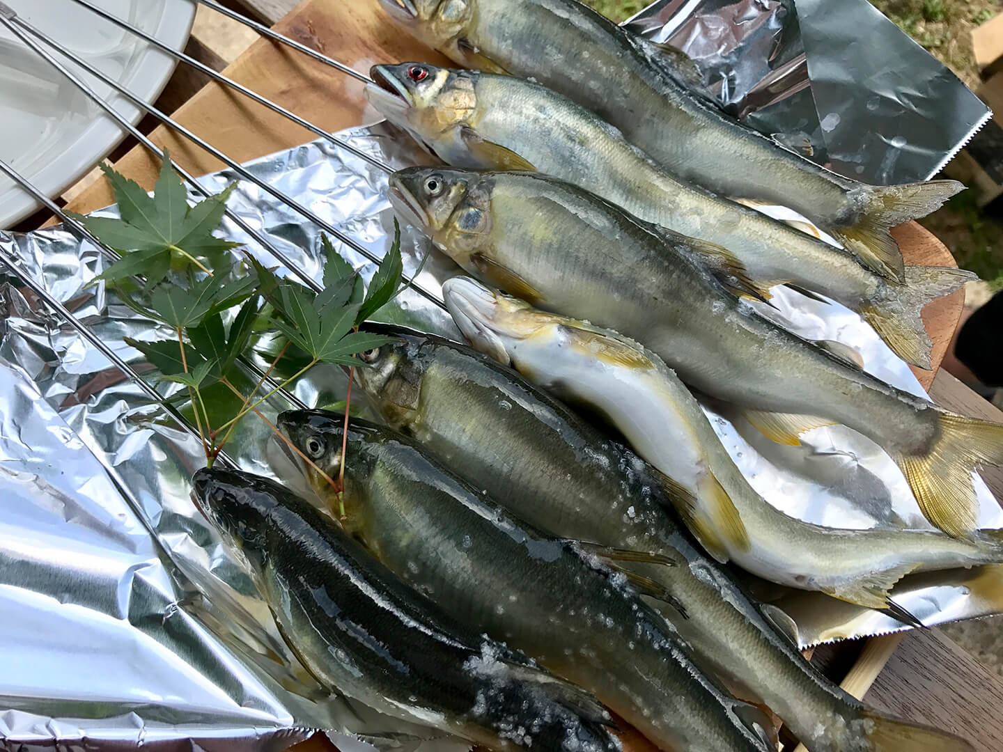 若鮎の登り串