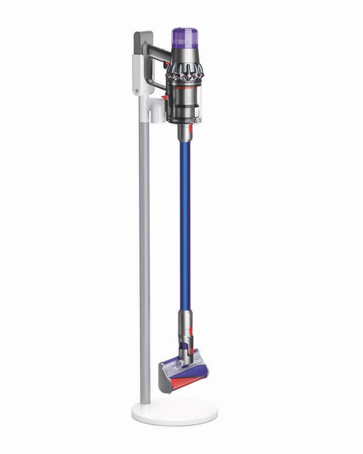本体やツールを収納し充電もできる「Dyson V11専用充電ドック」。自立型なので壁に固定することなく設置ができる。『Dyson V11 Fluffy+』、『Dyson V11 Absolute』に同梱される。