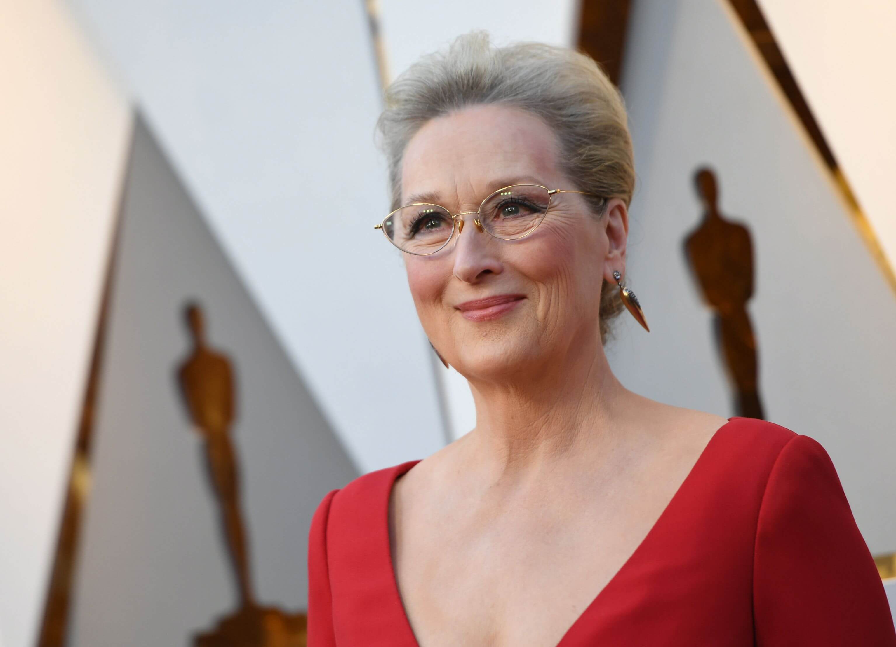 2018年アカデミー賞授賞式のメリル・ストリープ