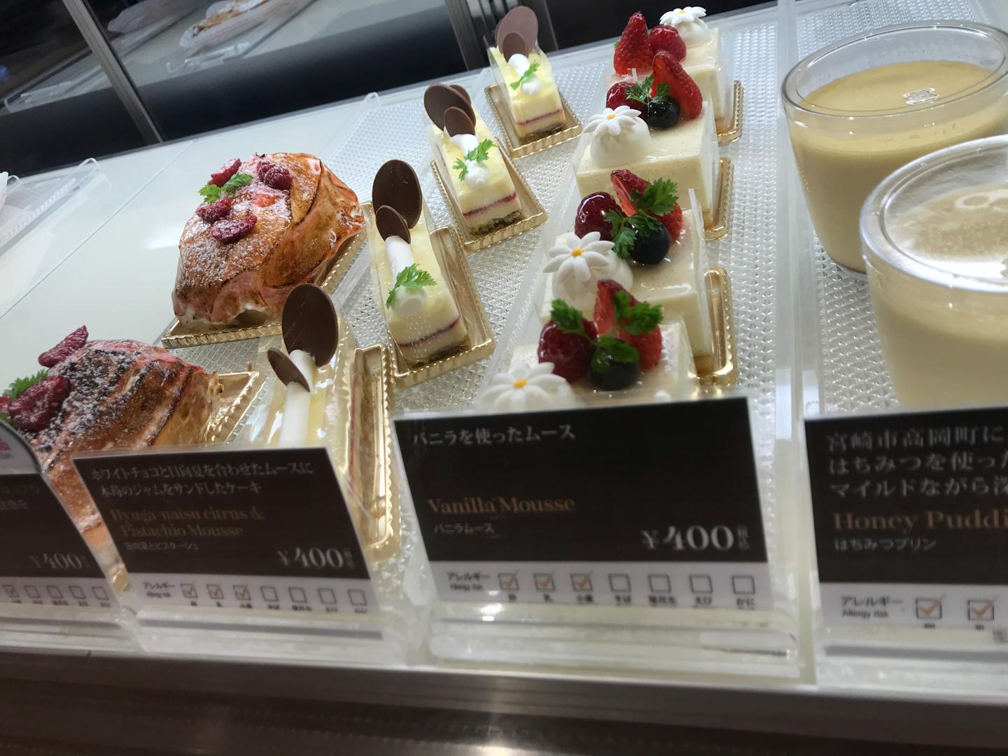 絶品スイーツも豊富。