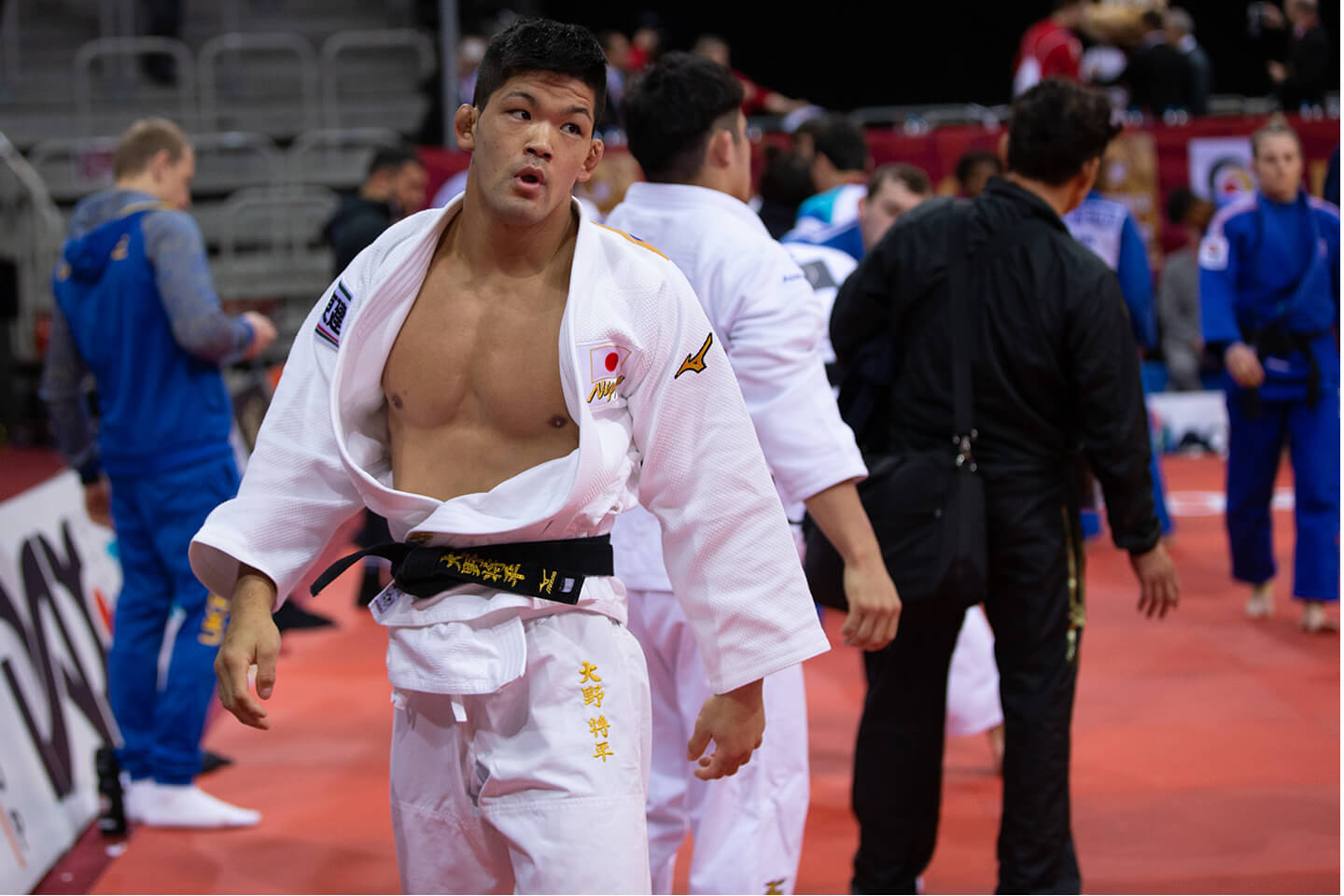 試合後の大野選手