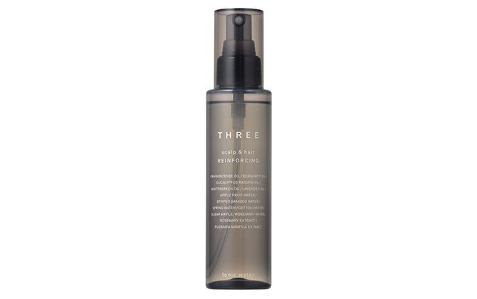 THREE スキャルプ&ヘア リインフォーシング トニックウォーター 120mL ¥3,800(税抜)