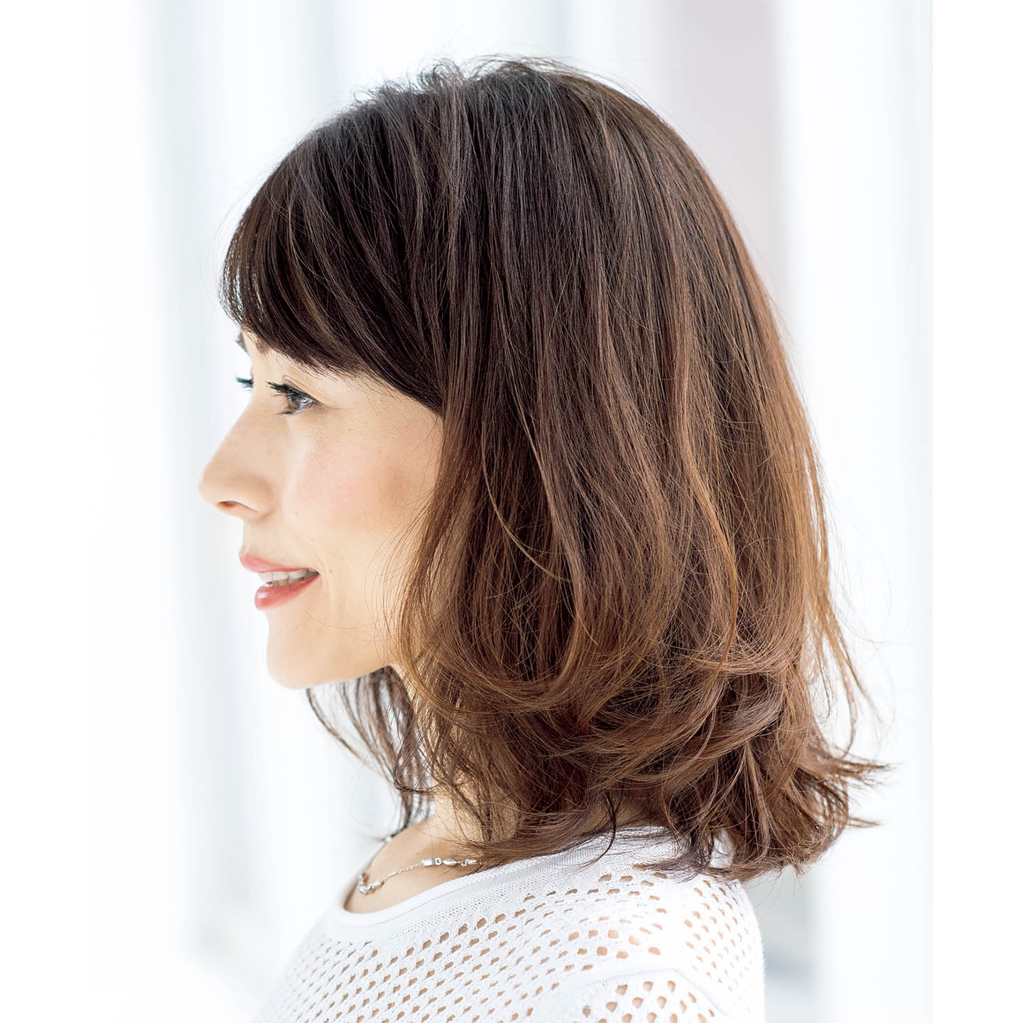 40代 髪型_3,ミディアムヘア_3,ボブ_3