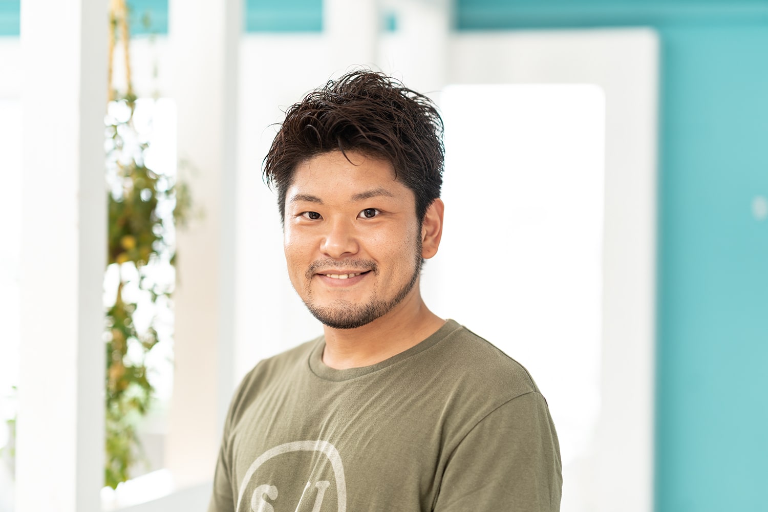 natura Aolani スタイリスト・玉山智士さん。筋トレにハマり中。「最初はダイエット目的で始めました。あと5~6㎏は絞りたいですね」