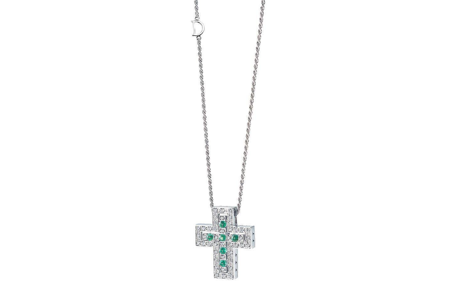 遊び心を感じさせるエメラルド。ホワイトゴールド×ダイヤモンド×エメラルド¥688,000