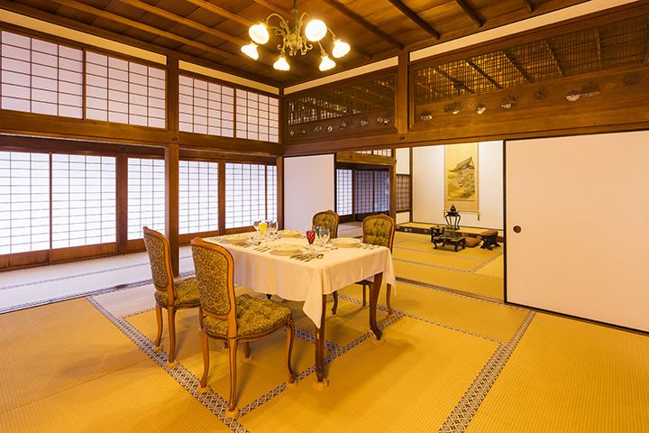 明治時代に29代島津忠義が本邸として使用していたという御殿