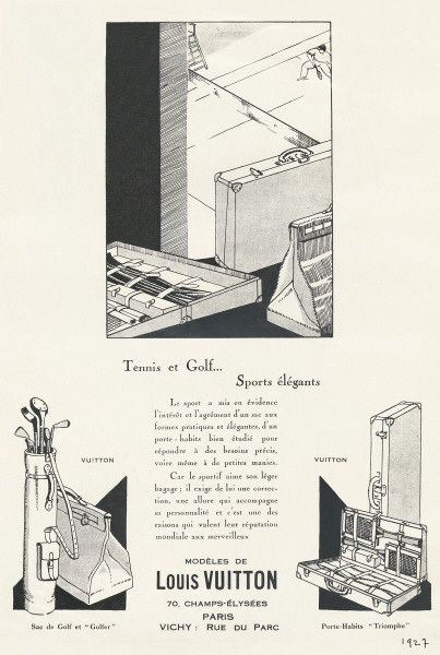 920年代ごろ製作された、ルイ・ヴィトンのポスター ©ARCHIVES LOUIS VUITTON MALLETIER