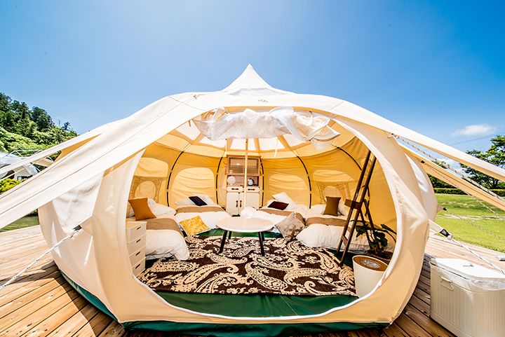 GLAMP ELEMENT(滋賀県米原市)の「ロータステント」