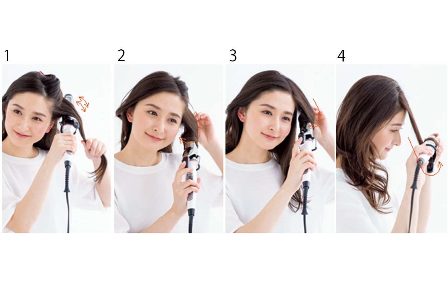 左よりステップ1?4