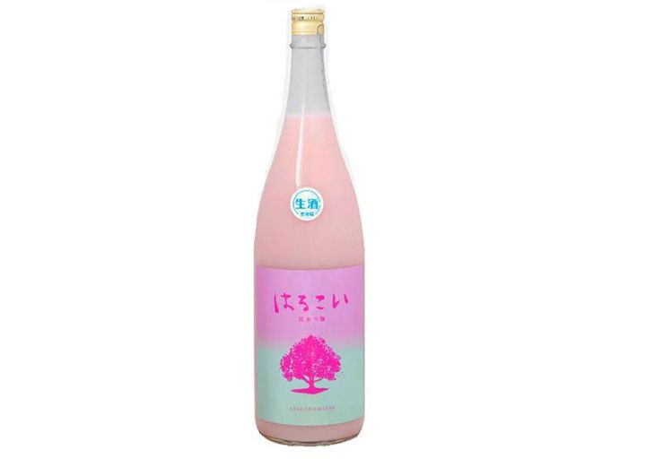 「愛宕の松 純米吟醸 はるこい ピンクのにごり日本酒」(新澤酒造店)