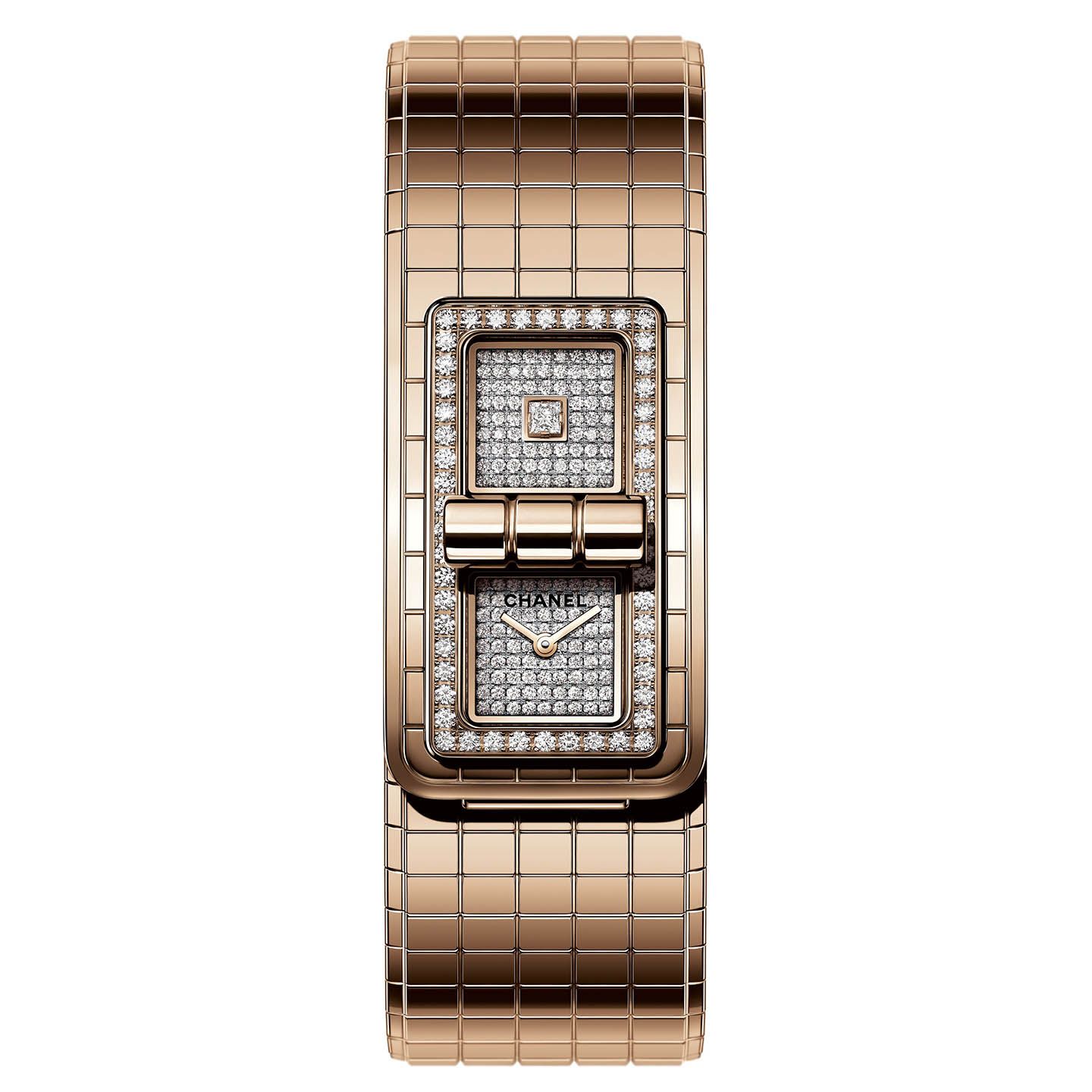 時計「コード ココ」¥5,375,000【18Kベージュゴールド、ダイヤモンド】©CHANEL