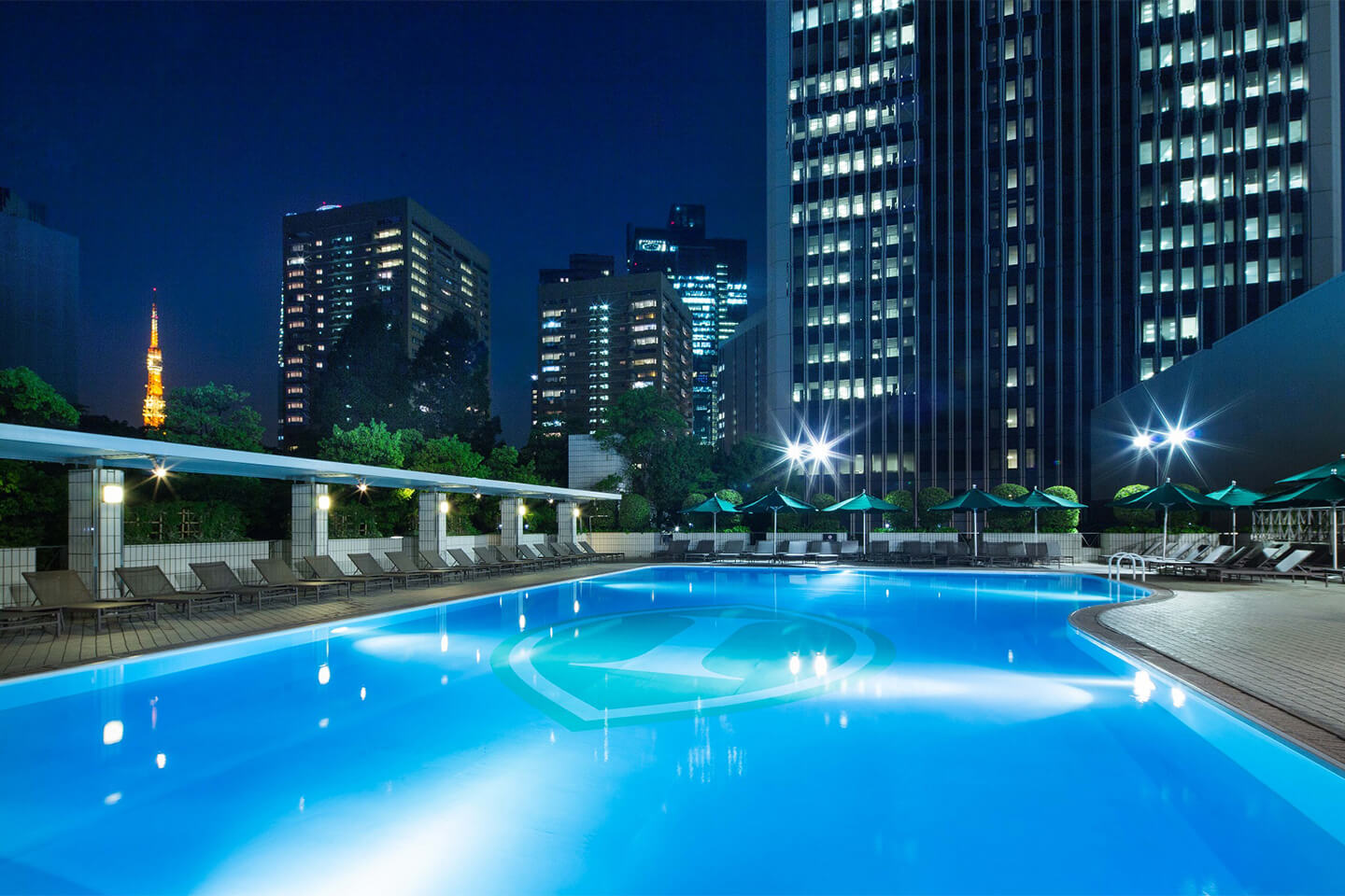 ANAインターコンチネンタルホテル東京のガーデンプール
