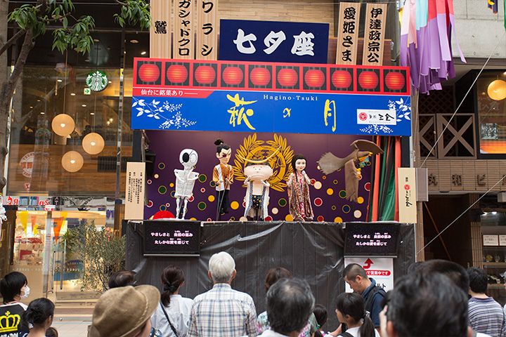 趣向を凝らした七夕飾り“仕掛けもの”は、子どもに大人気!