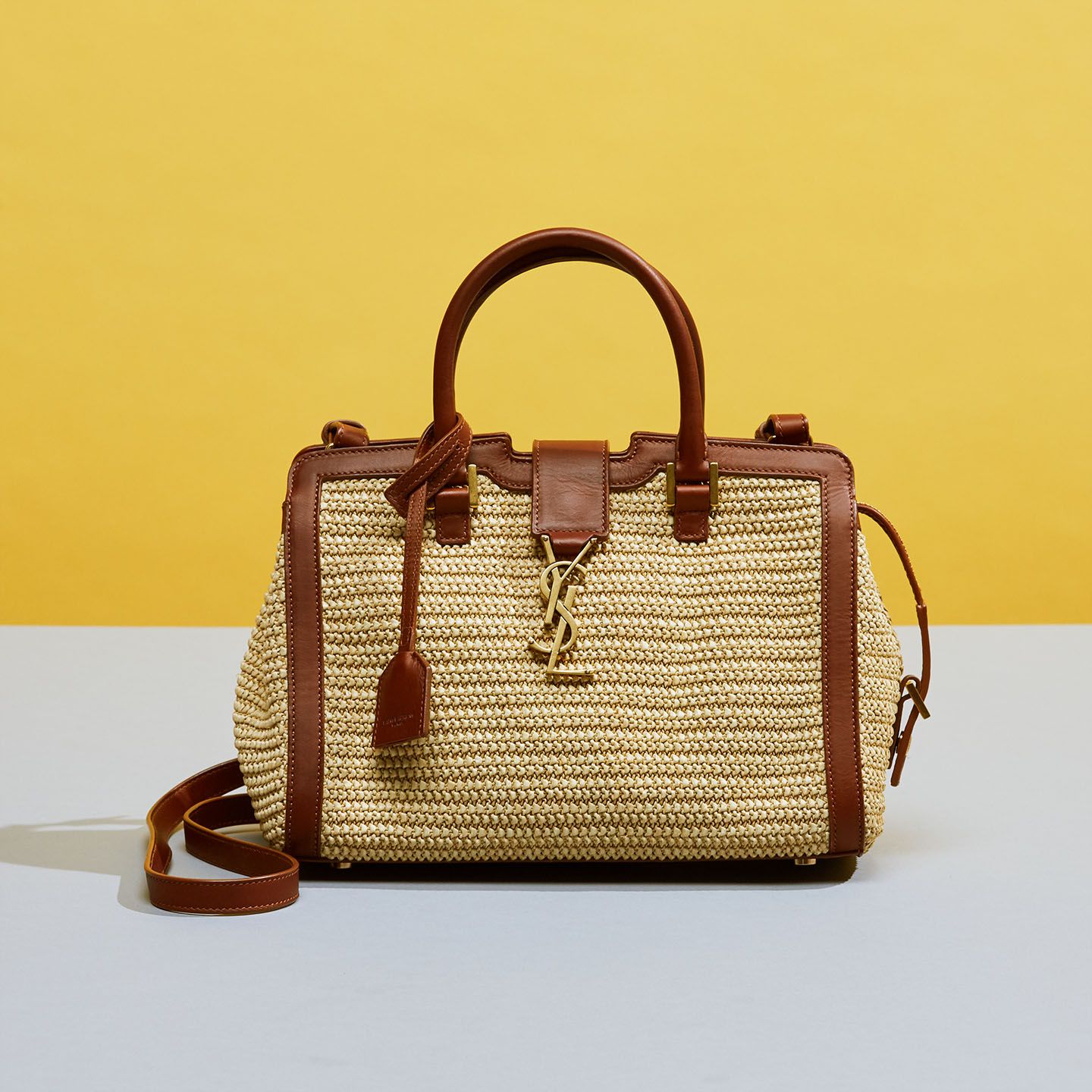 バッグ「モノグラム・サンローラン ベイビー・クラシック・YSLカバ」¥195,000【縦19.5×横25.5×マチ12cm】