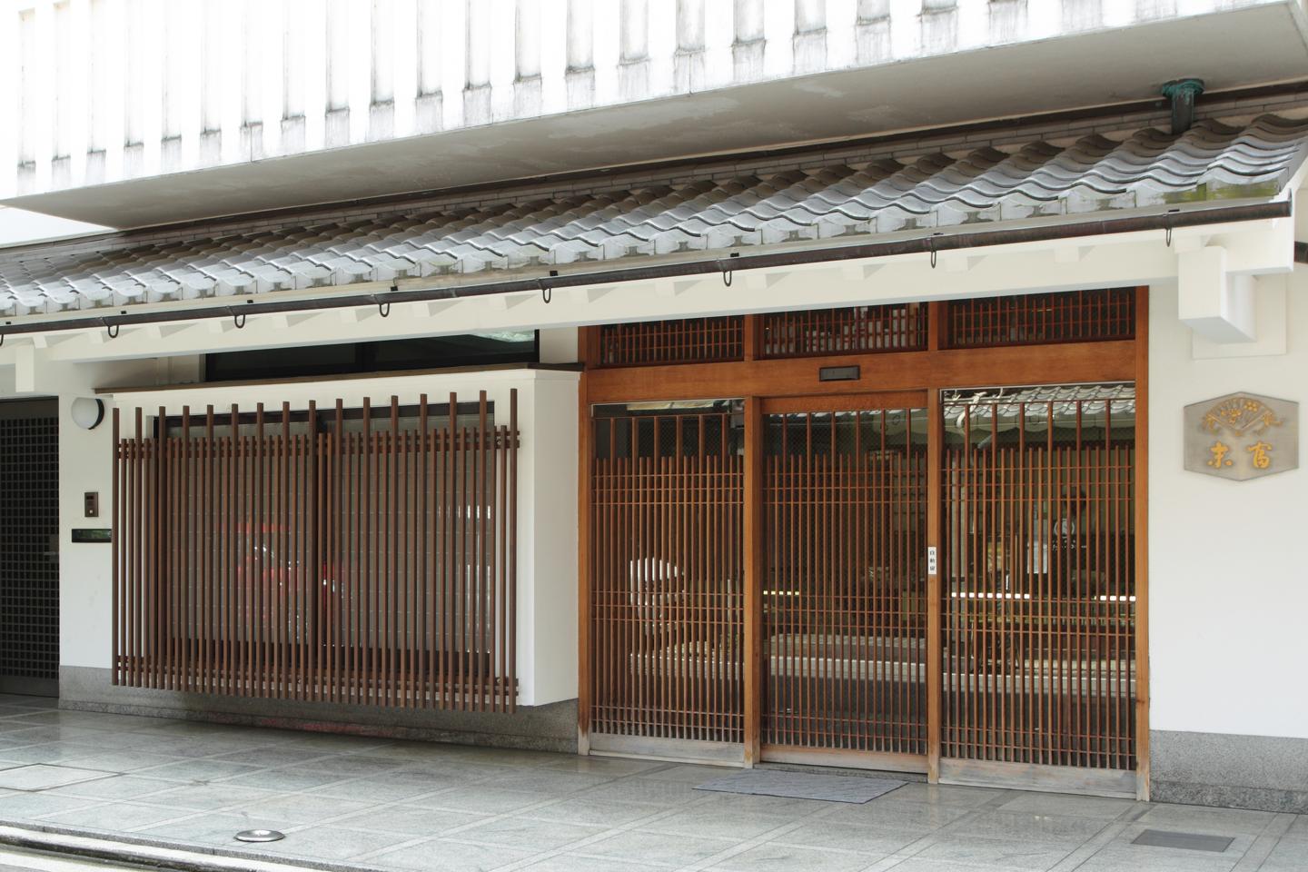 京都にある和菓子屋さんの店舗