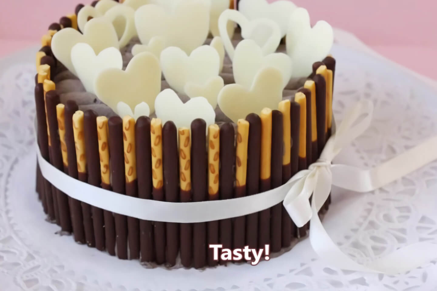 kafemaruさんがつくったポッキーチョコケーキ