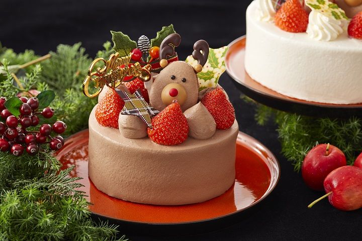 「クリスマスショートケーキ・チョコレートクリーム」12cm¥4,400/15cm¥5,400