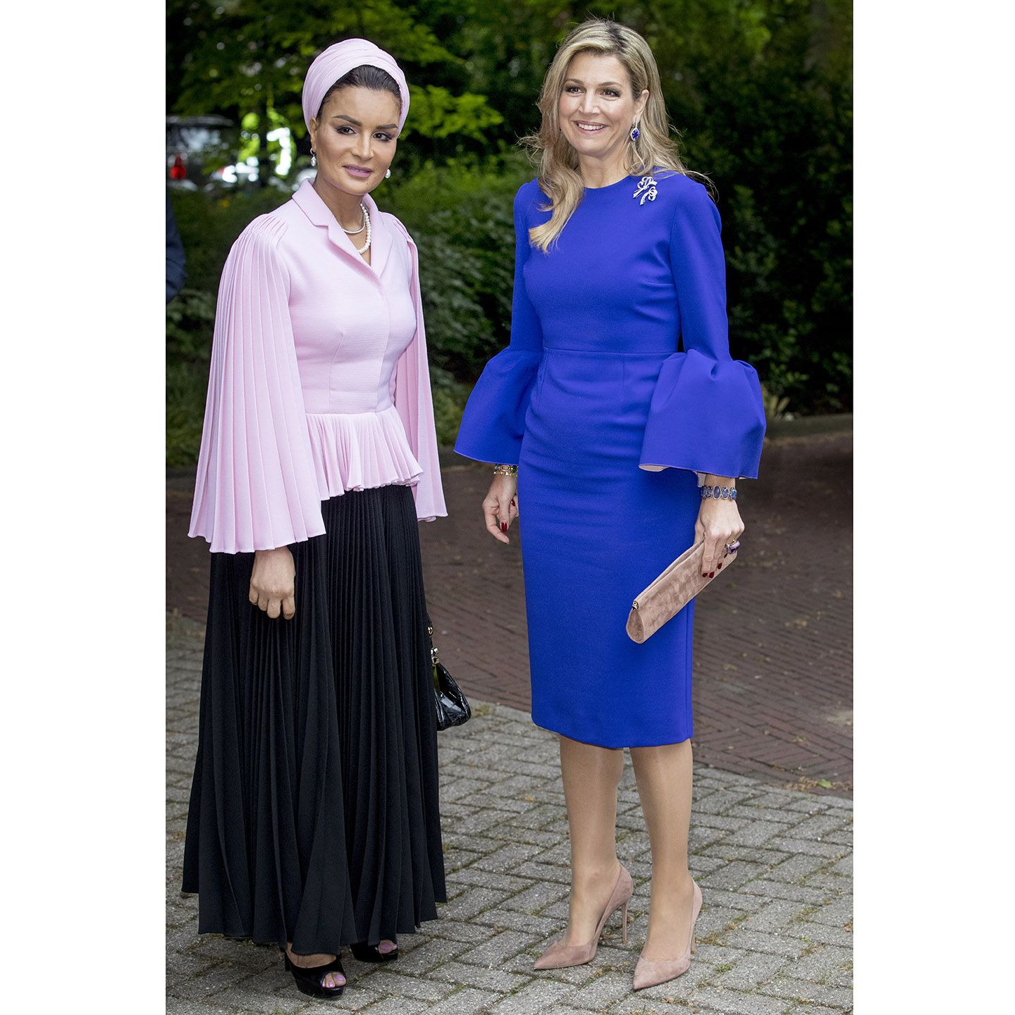 モーザ王妃とオランダのマキシマ王妃