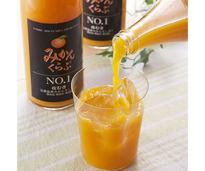 「みかんクラブNo1 愛媛オレンジジュース」(南四国ファーム・愛媛県産)