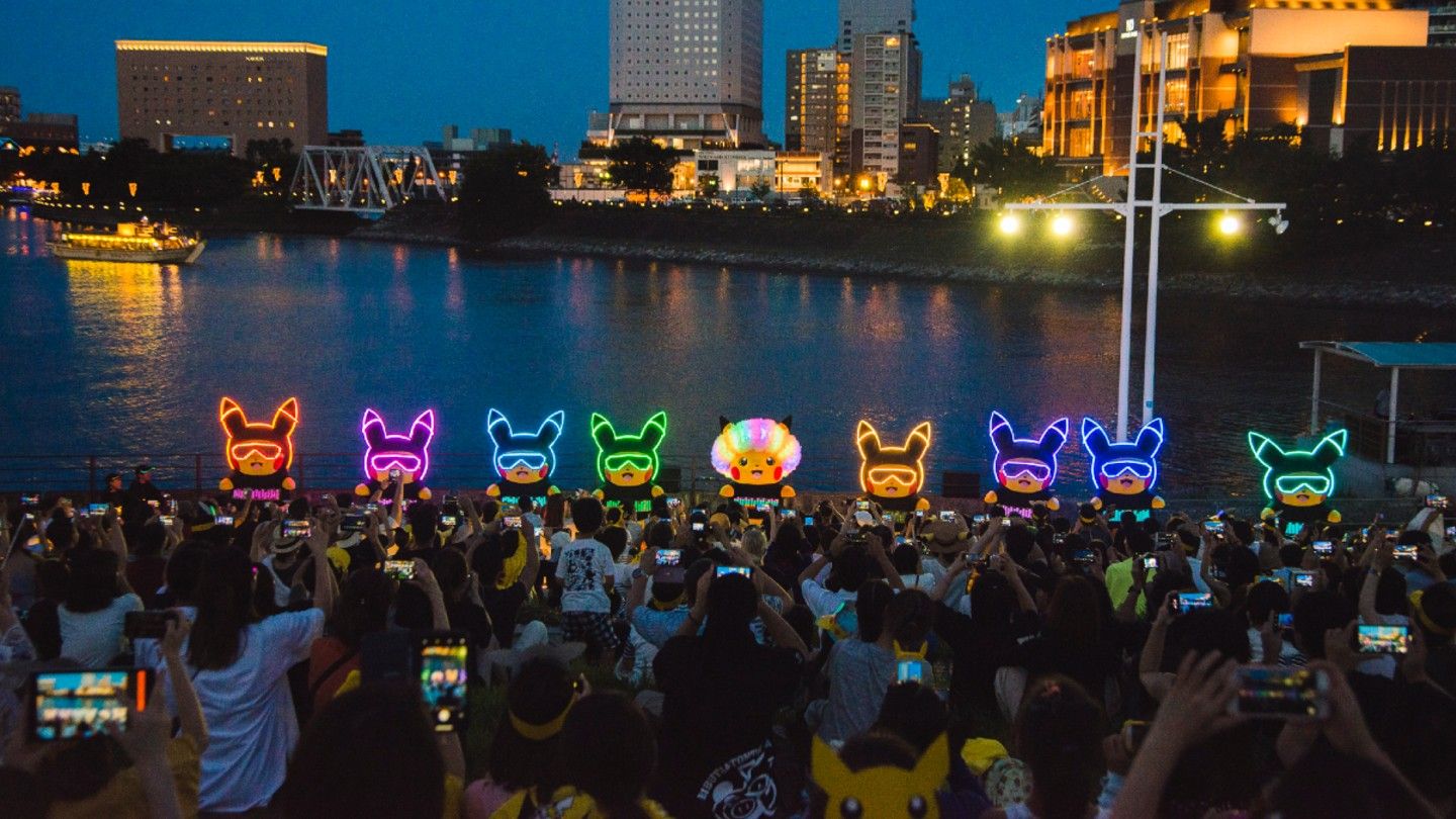 LEDをまっとったピカチュウ