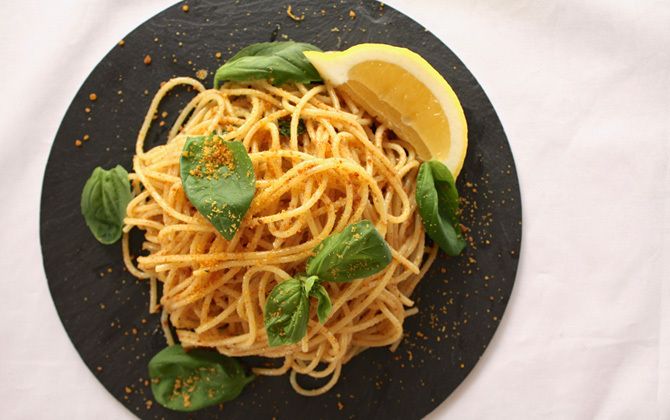 カラスミのパスタ「スパゲッティ・ボッタルガ」
