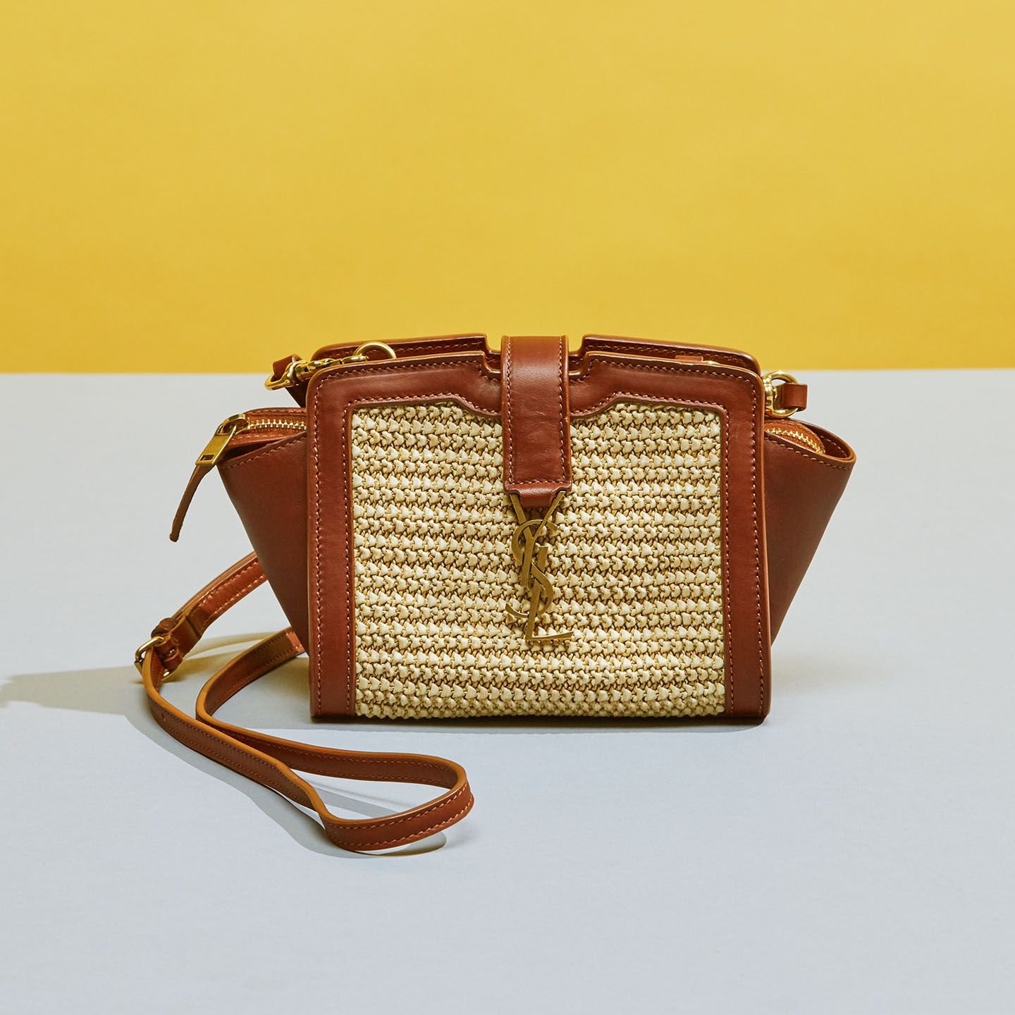 バッグ「モノグラム・サンローラン トイ・ダウンタウン・YSLカバ」¥145,000【縦13.5×横25×マチ9.5cm】