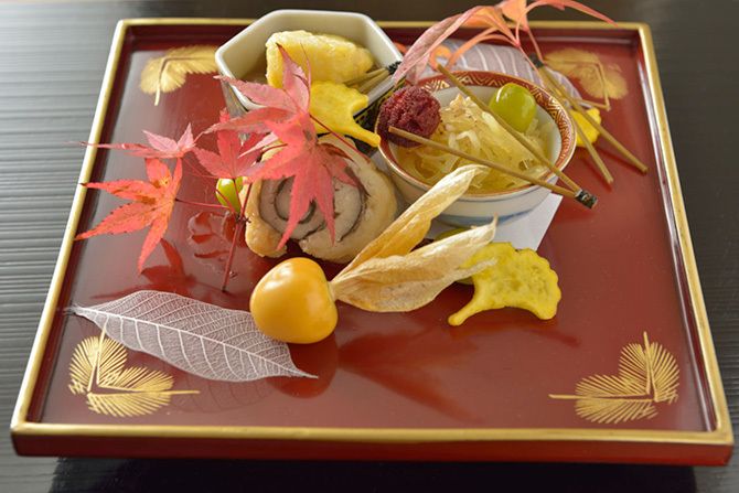 西麻布の和食店、伊勢すえよしの料理例