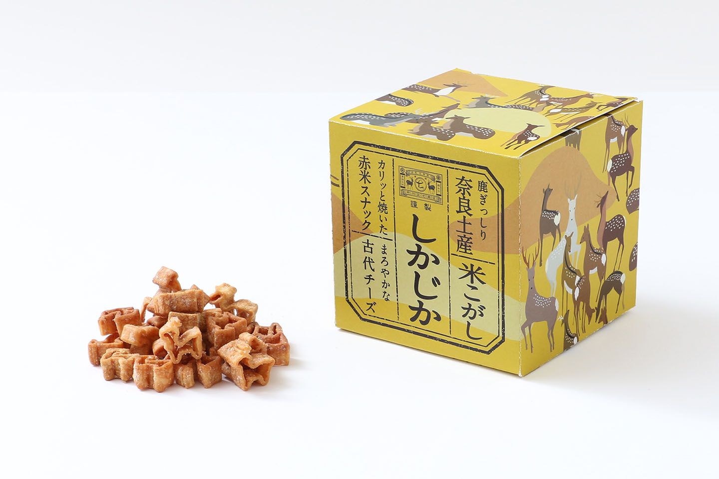 「しかじか 米こがし 古代チーズ」¥600(税抜)