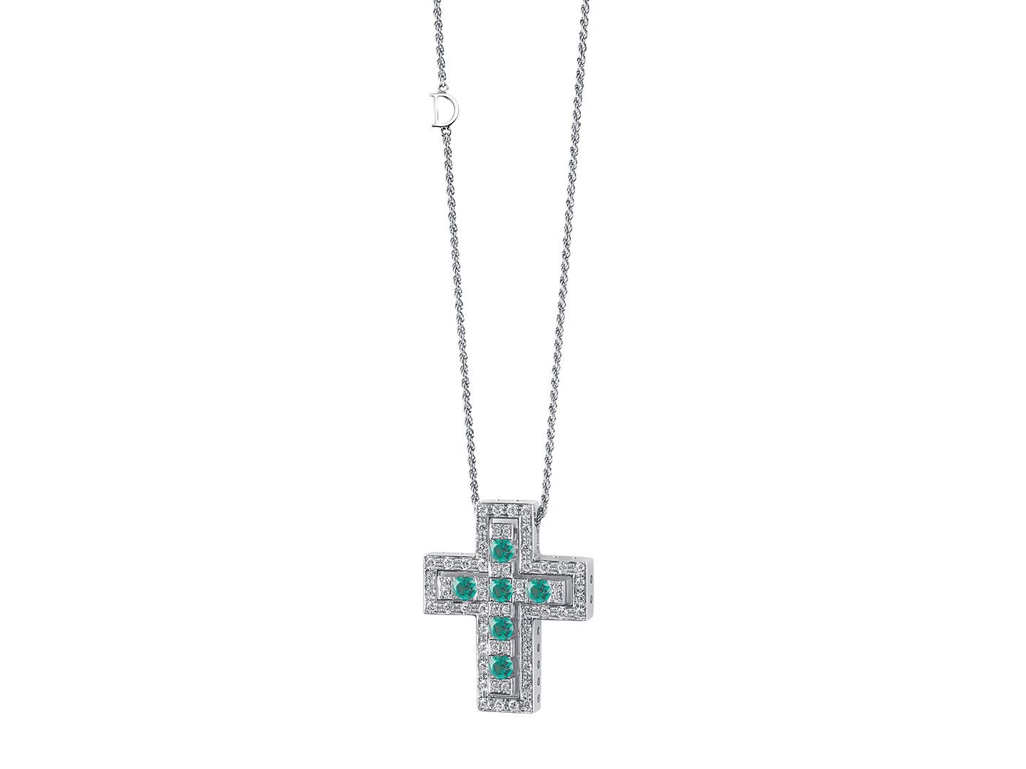 人と差がつくエメラルドがより華やかに。ホワイトゴールド×ダイヤモンド×エメラルド¥1,075,000