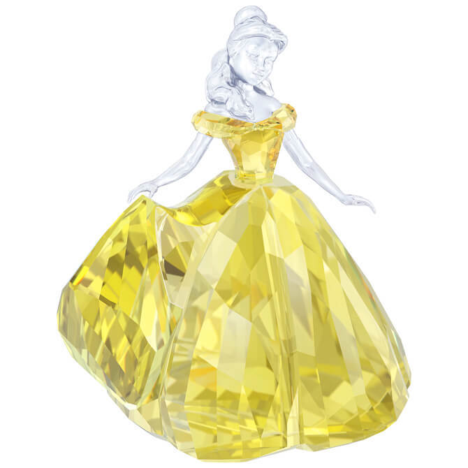 『美女と野獣』ベルのクリスタル・オブジェ 2017年度限定生産品 ¥86,100(税抜) © Disney
