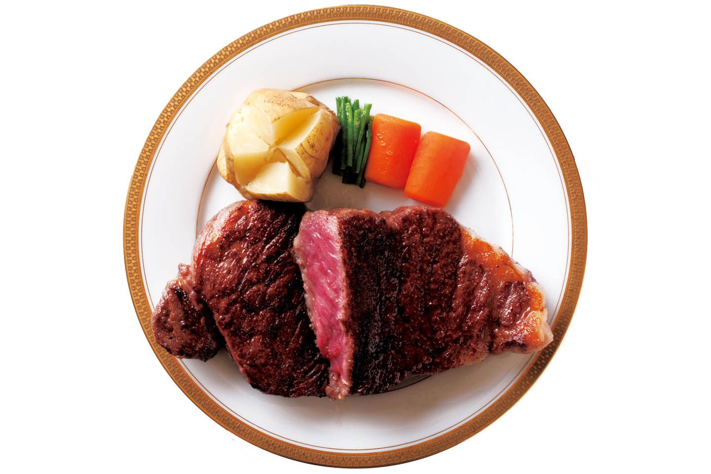 「特撰但馬牛炭焼ステーキ」¥50,000(2人前)
