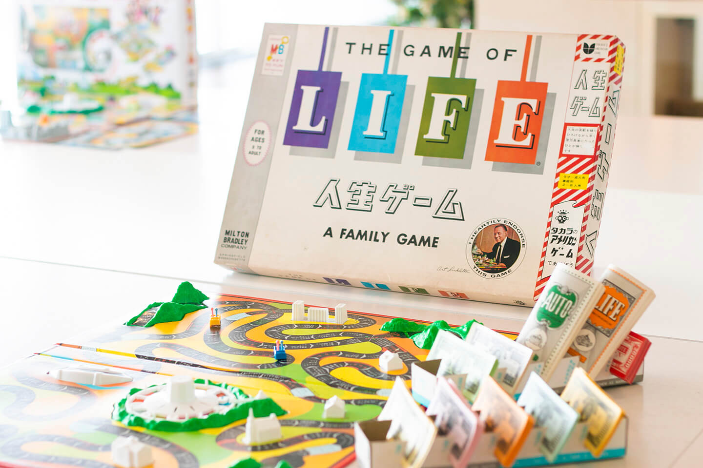 1968年発売の初代「人生ゲーム」
