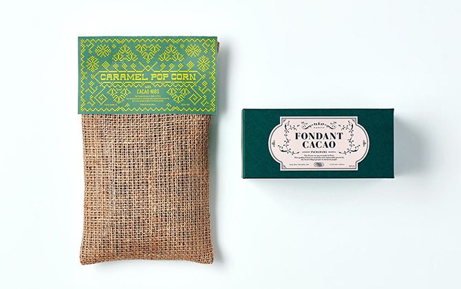 フォンダンカカオとキャラメルポップコーンセット ¥4,100(税抜)