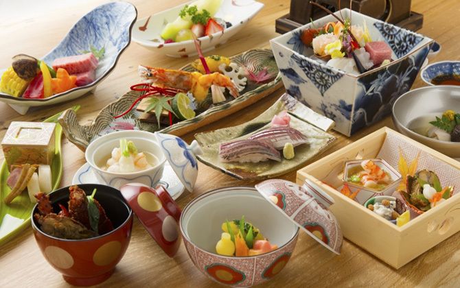 強羅花扇 円かの杜の料理
