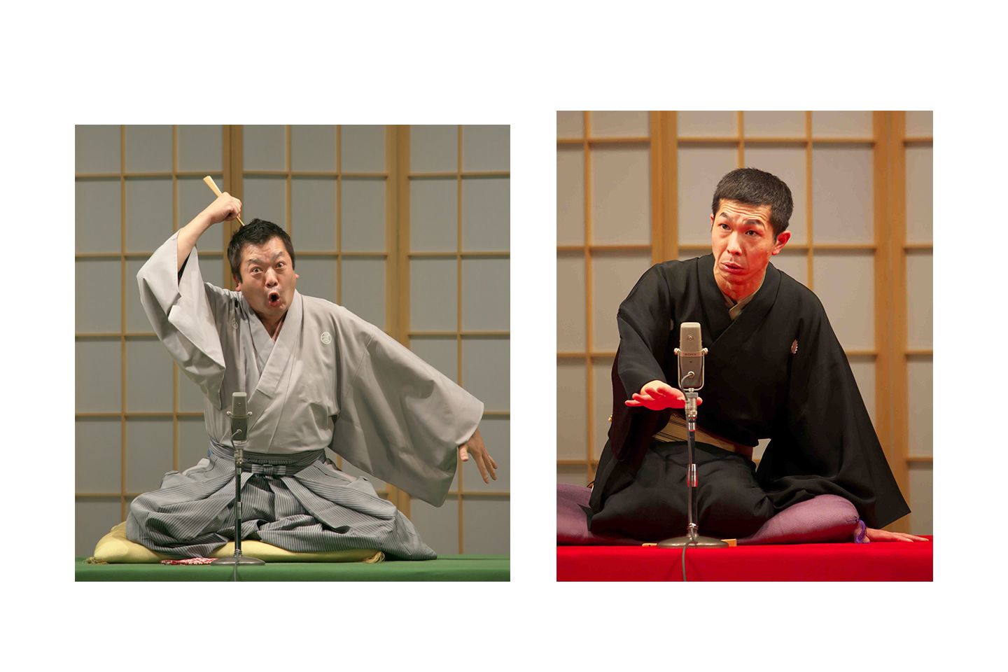 左から立川談笑、柳家三三