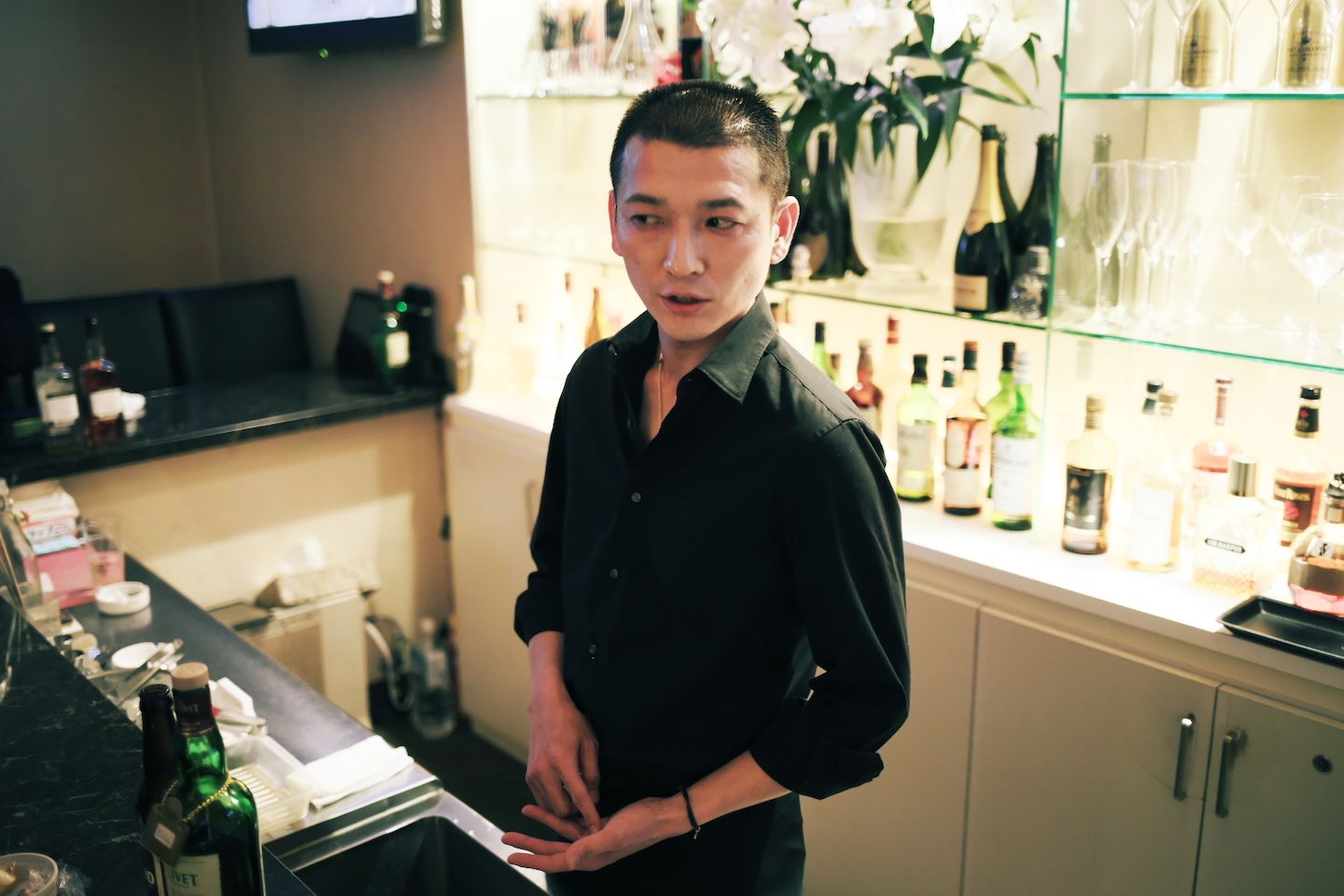 2代目オーダーの宮野さん。学生時代にここでのバイトを経て、店を引き継いだ