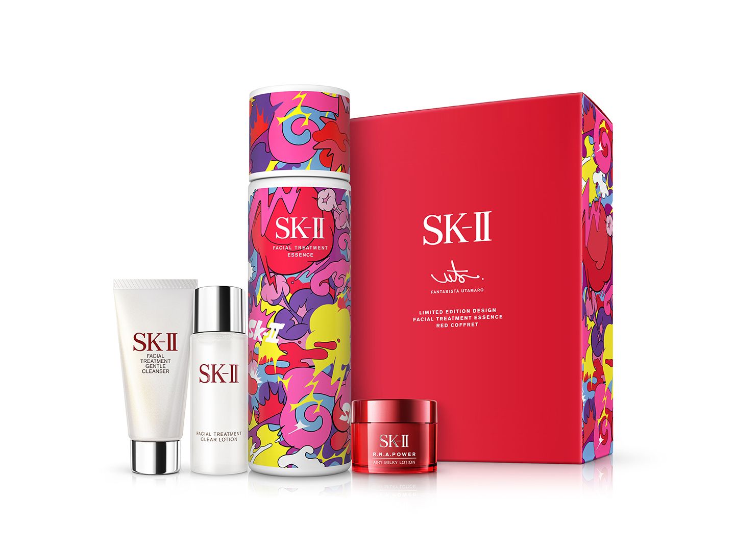 SK-II フェイシャル トリートメント エッセンス レッド ファンタジスタ 歌磨呂 リミテッド エディション コフレ ¥22,000(2019年10月21日数量限定発売)