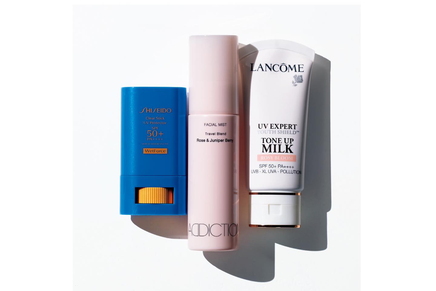 (左)SHISEIDO クリアスティック UV プロテクター SPF50+・PA++++ 15g ¥2,800