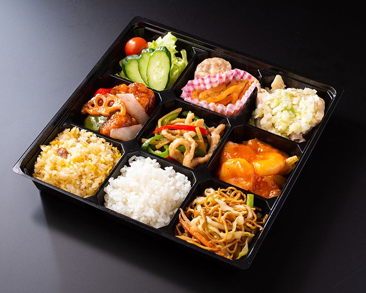「チンジャオロース・スブタ弁当」¥1,750